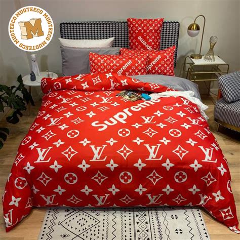 louis vuitton supreme bed set|louis vuitton bed sheet set.